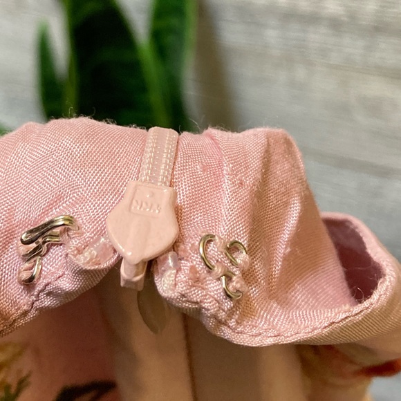 🏷 Odille | Silk Embroidered Flounce Midi Skirt - 6, Pink - Picture 4 of 9